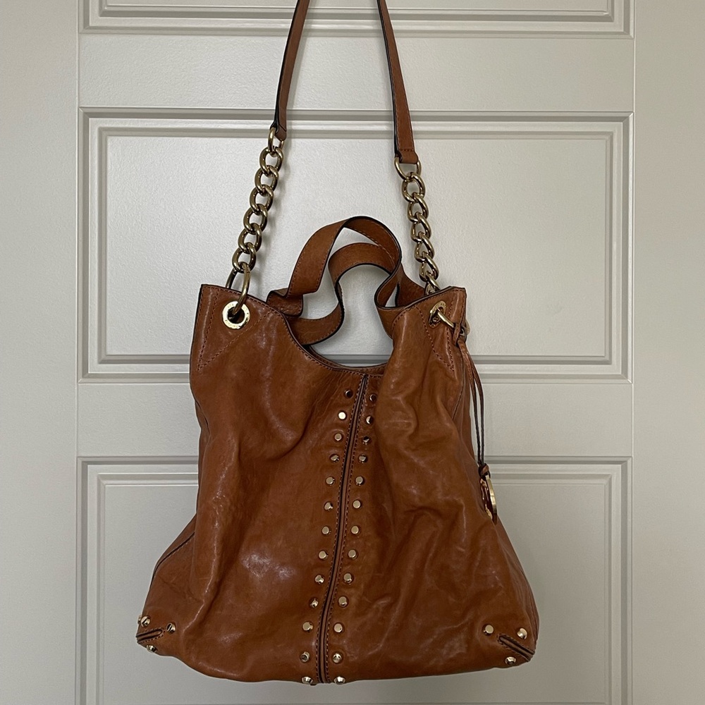 Michael Kors Astor Leather Handbag